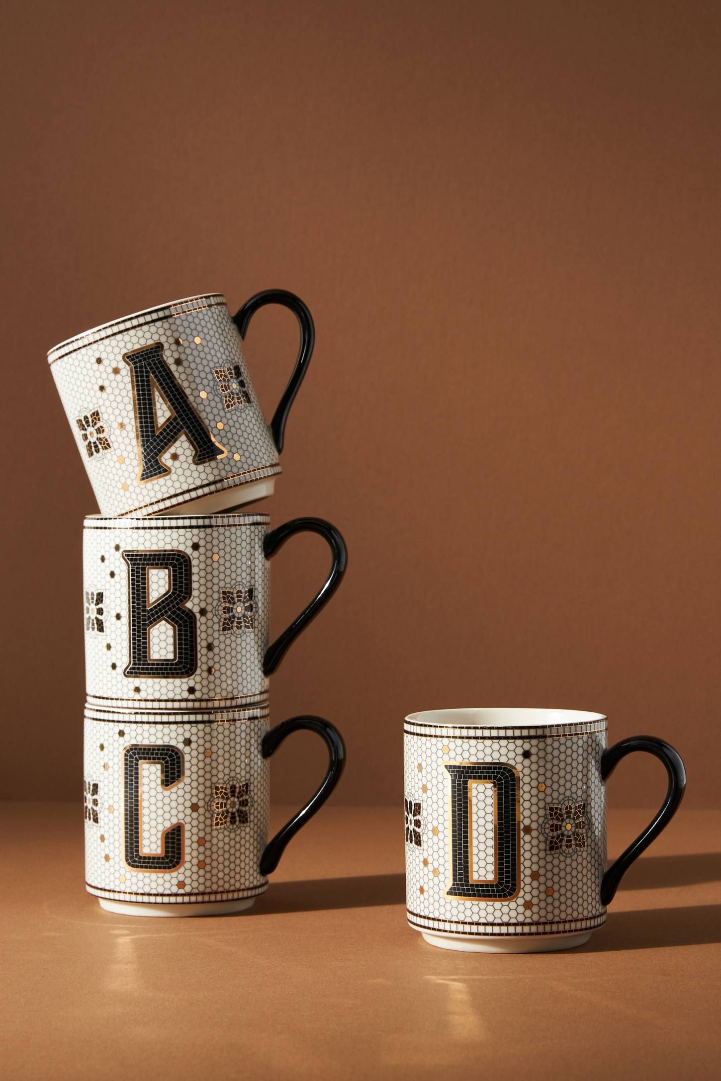 Anthropologie Monogram Mug