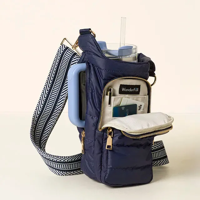 Crossbody Handle Water Bottle Bag