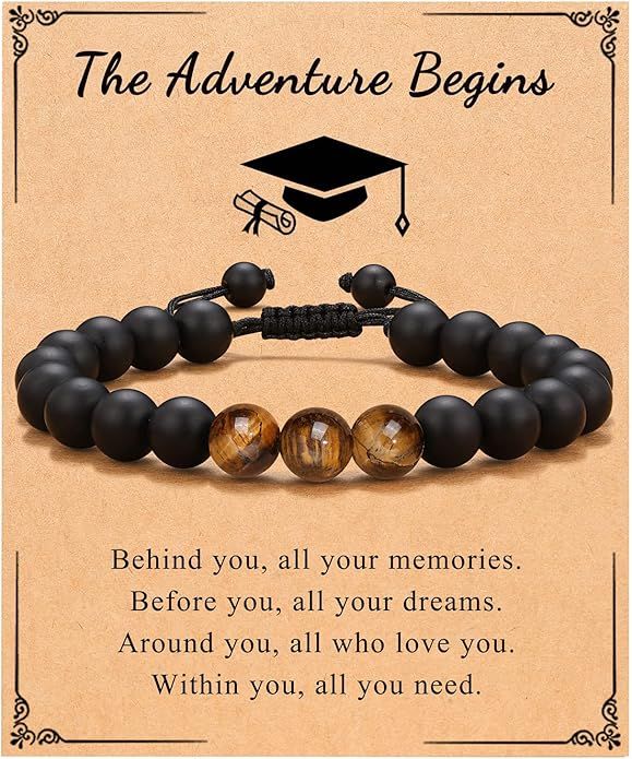 Mens Natural Stone Bracelet
