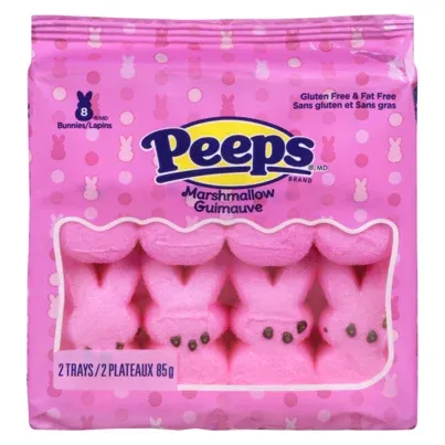 Peeps Marshmallows Pink Bunnies