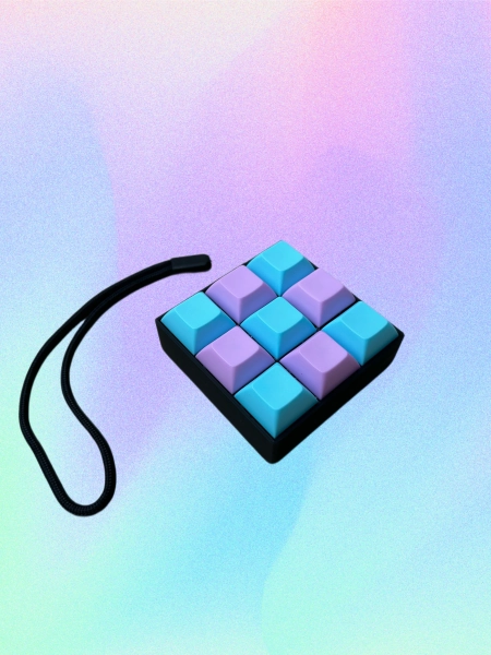 Custom Keycap Colors! 9 Key Mechanical Keyboard Fidget