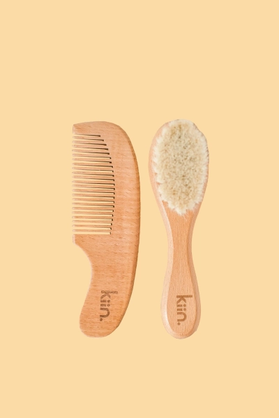 Wooden Baby Brush + Comb Set | Default Title