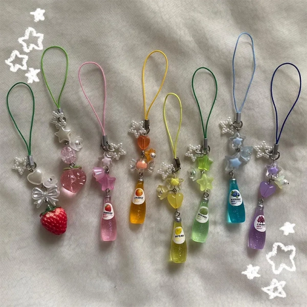 fruit Phone Charm Accessories phone charm cute phone strap customized Y2K - AliExpress 36
