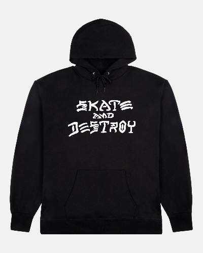 SKATE AND DESTROY - HOODIE - BLACK | M / Black
