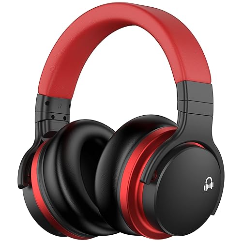 MOVSSOU E7 Active Noise Cancelling Headphones Bluetooth Headphones Wireless Headphones Over Ear with Microphone Deep Bass, Comfortable Protein Earpads, 30 Hours Playtime for Travel/Work, Black - Black - 7.68 x 7.2 x 2.17 inches - MOVSSOU E7 Active Noise Cancelling Bluetooth Wireless Headphones, Minimalist, minimalist headphones, minimalist noise cancelling headphones, minimalist headphones wireless, minimalist headphones with mic, minimalist bluetooth headphones, minimalist over ear headphones, wireless headphones bluetooth minimalist, Contemporary, Contemporary headphones, Contemporary noise cancelling headphones