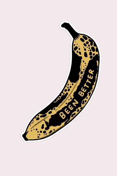 Been Better (Banana) Vinyl Sticker | Default Title