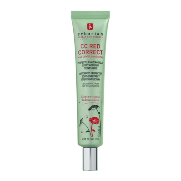 ERBORIAN | CC Red Correct Spf 25 - Soin correcteur “anti-rougeurs”, effet apaisant