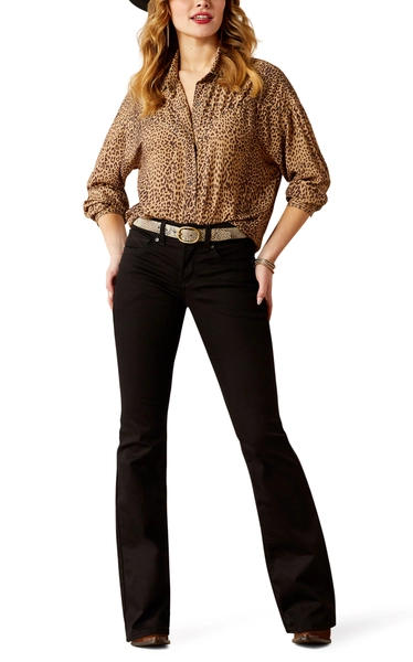 Ariat R.E.A.L. Women's Black Boot Cut Jeans