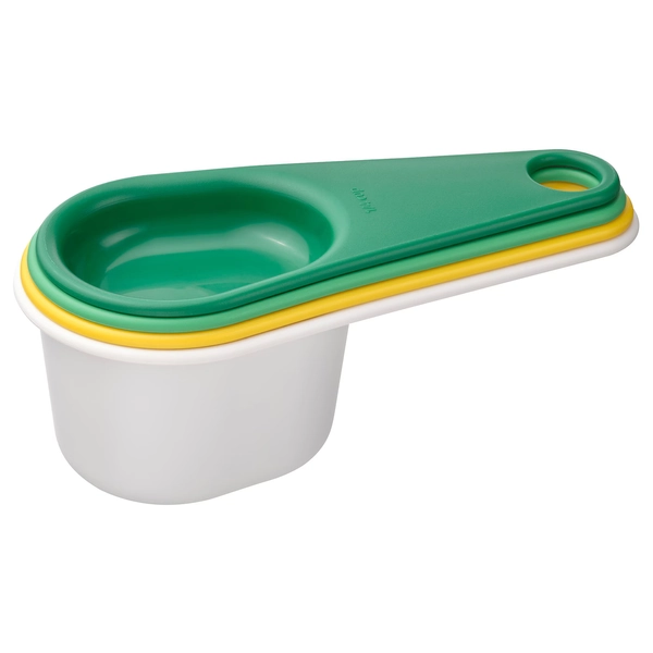 UPPFYLLD Measuring cups, set of 4 - mixed colors
