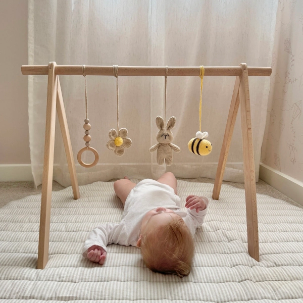 bunny & bee - baby gym set | Default Title