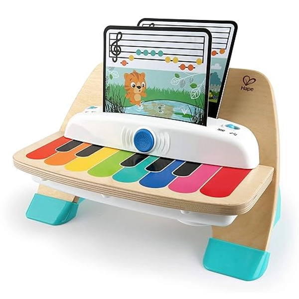 Baby Einstein and Hape Magic Touch Piano Wooden Musical Toddler Toy, Age 6 Months and Up - Piano