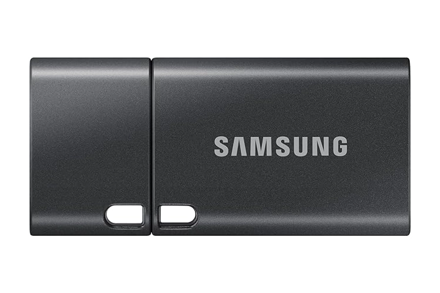 Samsung USB-Stick, USB-C, 512 GB, 400 MB/s Lesen, 110 MB/s Schreiben, USB 3.2 Gen1 Flash Drive für Notebooks, Tablets und Smartphones, Titan Gray, MUF-512DA4/APC - Titan Gray - 512 GB