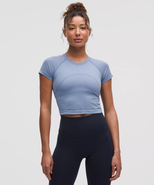 Swiftly Tech Cropped Short-Sleeve Shirt 2.0