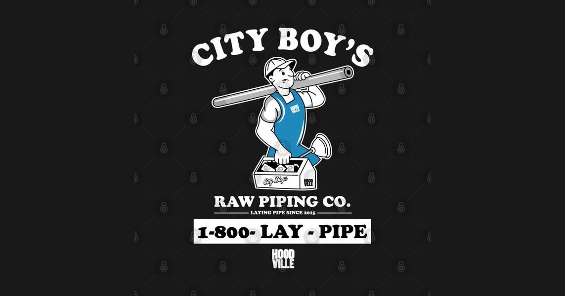 City Boy’s Raw Piping Co Lay Pipe by jasonford