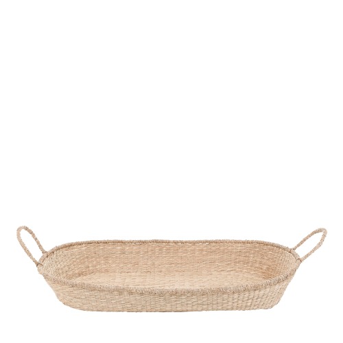 Nyla Seagrass Changing Basket | Natural / OS