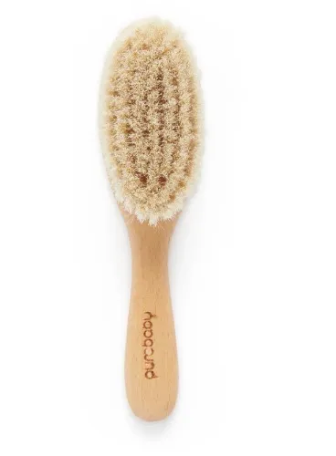 Purebaby Goat Hair Brush w box 