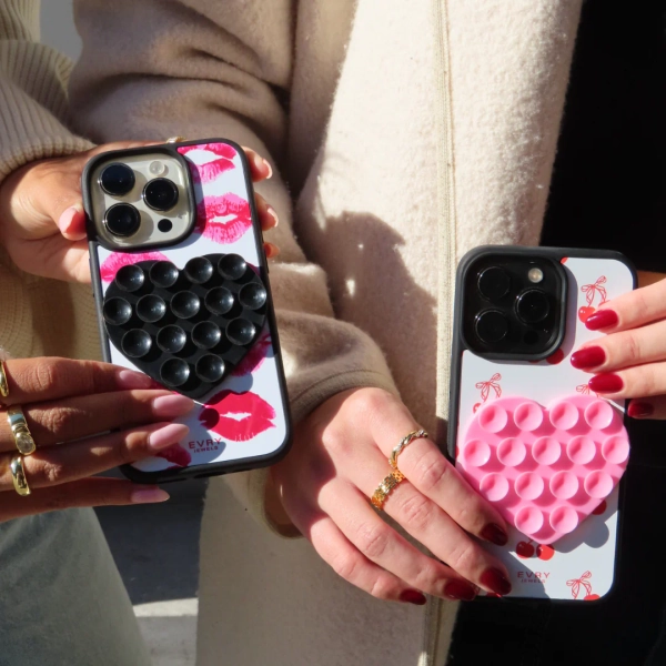 Phone Bestie - Silicone Suction Grip | Rectangle / White
