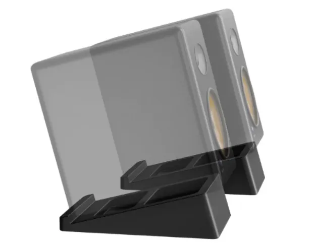Desktop speaker stand - the Aryl™ Tilted Desktop Speaker Stand
