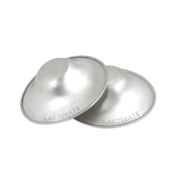 Lactivate Silver Nursing Cups | S/M