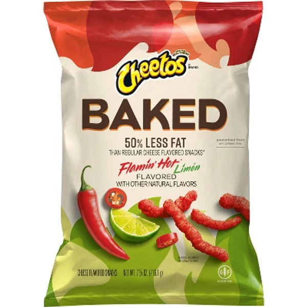 Cheetos Baked Crunchy Flamin' Hot Limón - 7.625oz