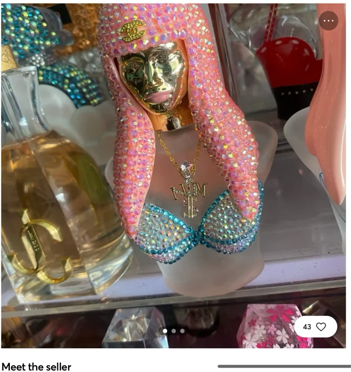 Nicki Minaj BEDAZZLED Perfume Bottle