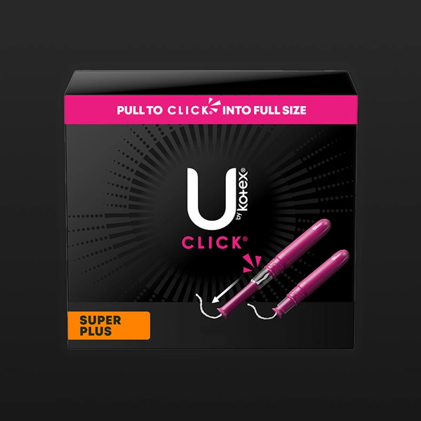 Click® Compact Tampons, Super Plus