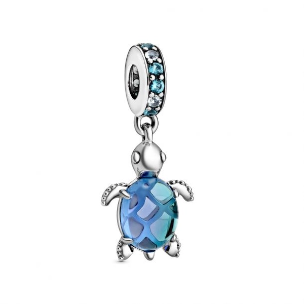 Pandora Murano Glass Sea Turtle Dangle Charm