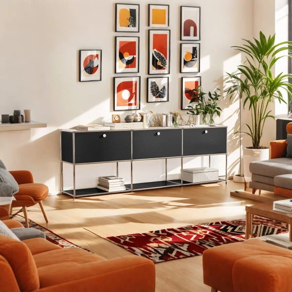 Hokku Designs Modern Modular Storage Cabinet Metal Organizer For Living Room and Home Office | Wayfair
