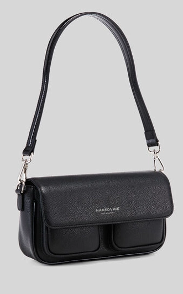 Nakedvice - The Maci Bag in Black/Silver