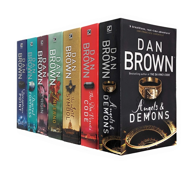 Dan Brown Collection - 4 Books: The Da Vinci Code, Angels and Demons, Deception Point, Digital Fortress.