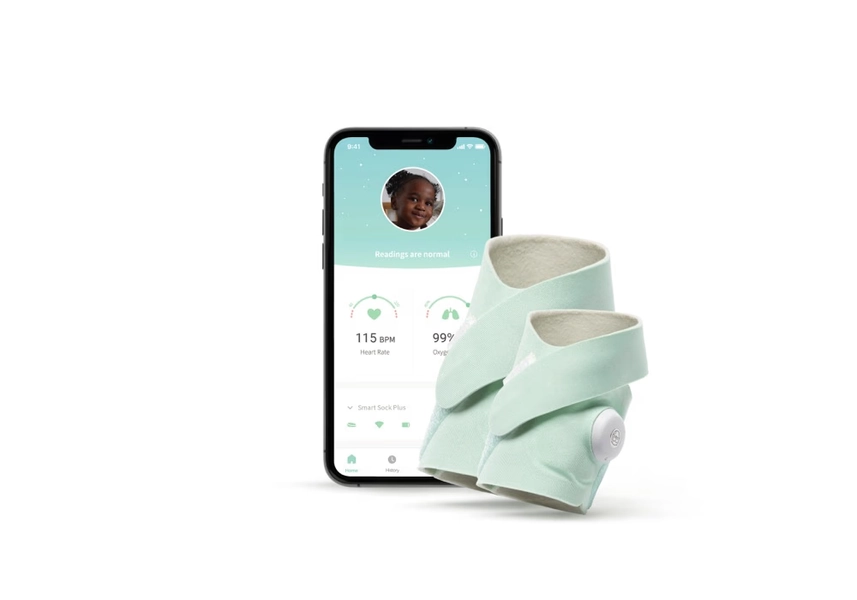 Owlet Smart Sock Version 3 Baby Monitor Movement Plus 0 Month to 5 Years | Audio & Video Baby Monitors | Baby Bunting AU