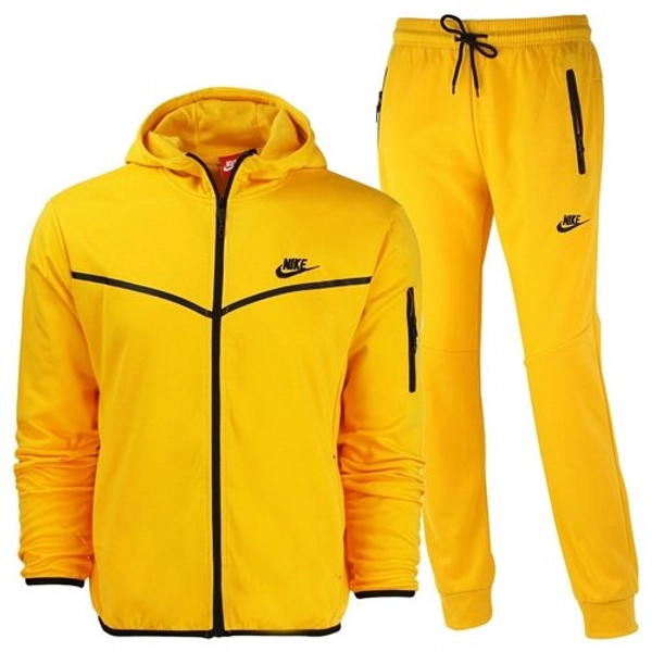 Nike Sportswear Tech Fleece Men's Hoodie &amp; Pants  2 Pc Set  Yellow