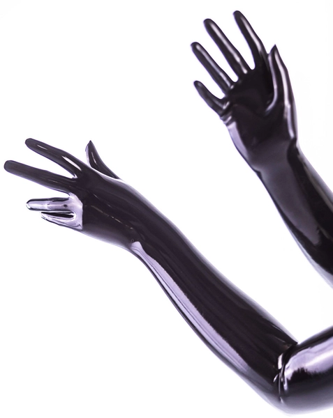 S(A)X Shoulder Length Latex Gloves Moulded