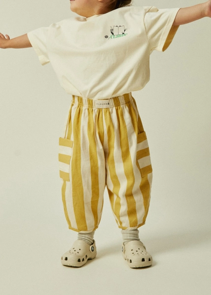 Emerson Honey Stripe Trouser | 3-6M