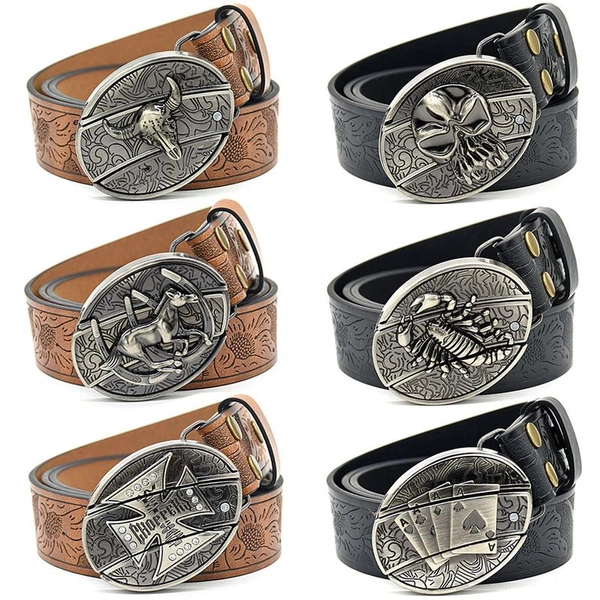Men's Leather Belt Outdoor Multifunctional Belt With Knife Suitable - TikTok Shop