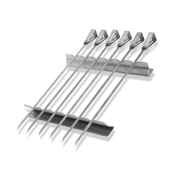 Enders® SCHASCHLIKSPIESS-SET EDELSTAHL 8802, Grillspieße, Fleischspieße, Grill-Zubehör, Gasgrill BBQ, 42 x 15 x 3 cm - Single