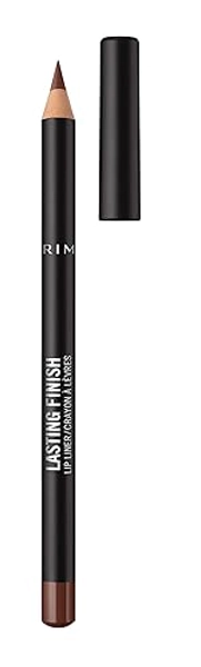 Rimmel Lasting Finish 8HR Soft Lip Liner Pencil - Vibrant, Blendable Formula to Lock Lipstick in Place for 8 Hours - 790 Brownie Pie, .04oz - Brownie Pie - 0.04 Ounce (Pack of 1)