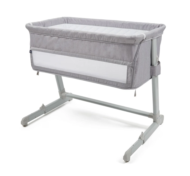 4Baby Bedside Sleeper- Light Grey | Bassinets and Bedside Sleepers | Baby Bunting AU