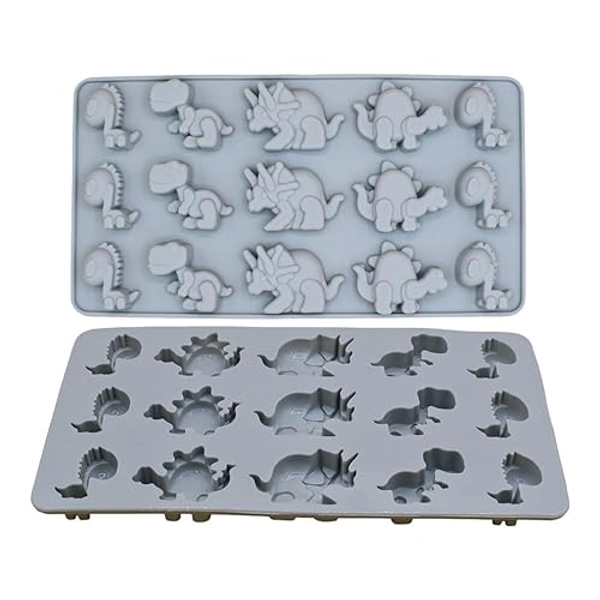 Dinosaur Candy Melt Silicone Mold (Molds) - Chocolate, Fondant, Baking (3D) - Bite-Sized Treats - Cake Decorating Mould