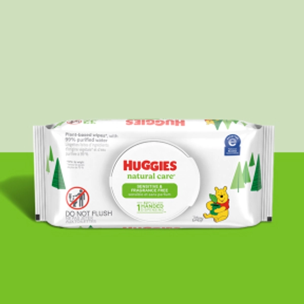 Huggies® Natural Care® Sensitive Baby Wipes for Gentle Skin