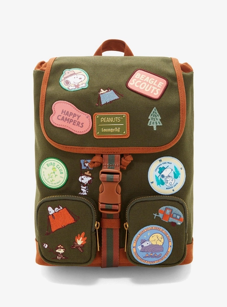 Loungefly Peanuts Snoopy Beagle Scout Canvas Mini Backpack — BoxLunch Exclusive