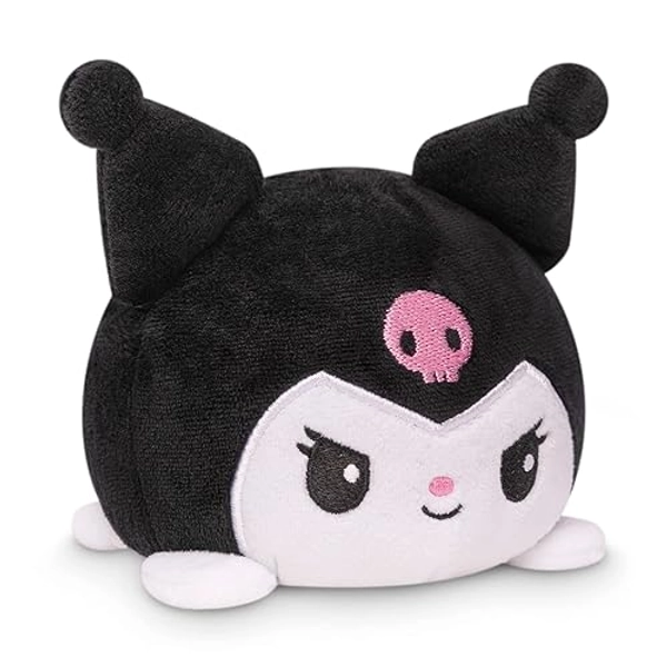 TeeTurtle - The Officially Licensed Original Sanrio Plushie - My Melody + Kuromi - Cute Sensory Fidget Stuffed Animals That Show Your Mood