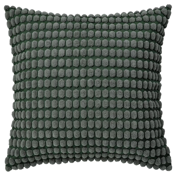 SVARTPOPPEL cushion cover, gray-green, 50x50 cm (20x20") - IKEA CA