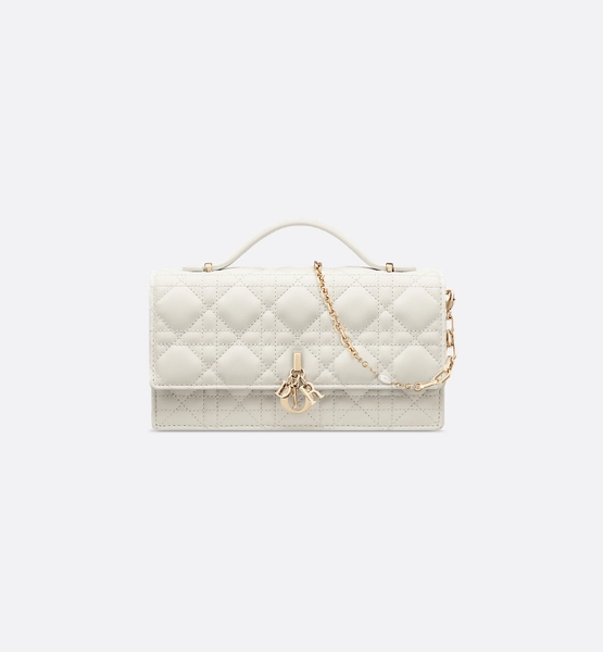 My Dior Mini Bag Latte Cannage Lambskin | DIOR