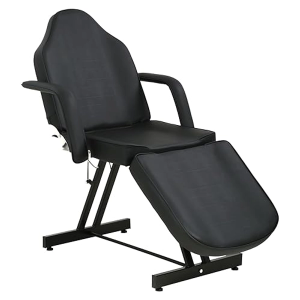 Massage Table 73’’ Multipurpose Portable Massage Spa Bed Adjustable Folding Massage Bed Physical Spa Bed Facial Salon Bed Tattoo Massage Table for Professional Massage Lash Beauty Spa Treatment,Black