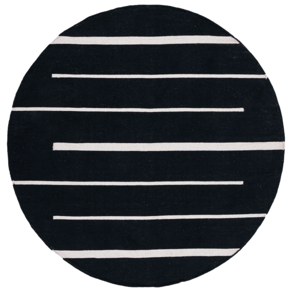 Ebern Designs Estremera Hand Woven Cotton Striped Rug "& Reviews" | Wayfair