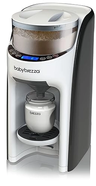 Baby Brezza New and Improved Formula Pro Advanced Formula Dispenser Machine - Automatically Mix a Warm Formula Bottle Instantly - Easily Make Bottle with Automatic Powder Blending, White - Base White