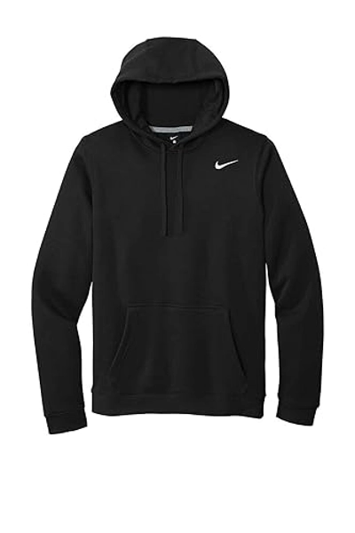 NIKE Sportswear Men's Pullover Club Hoodie - Medium - Black