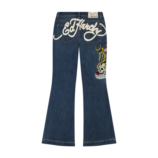 NYC Eagle Slim Flare Jean | 26 / Med Vintage