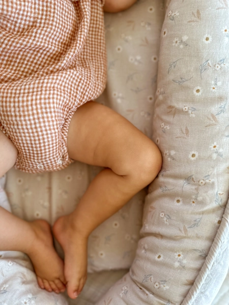 Baby Nest - Subtle Daisy Linen & Sand | Default Title